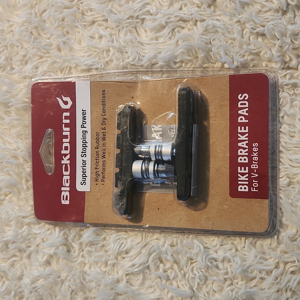 new BLACKBURN bike brake pads for v-brakes